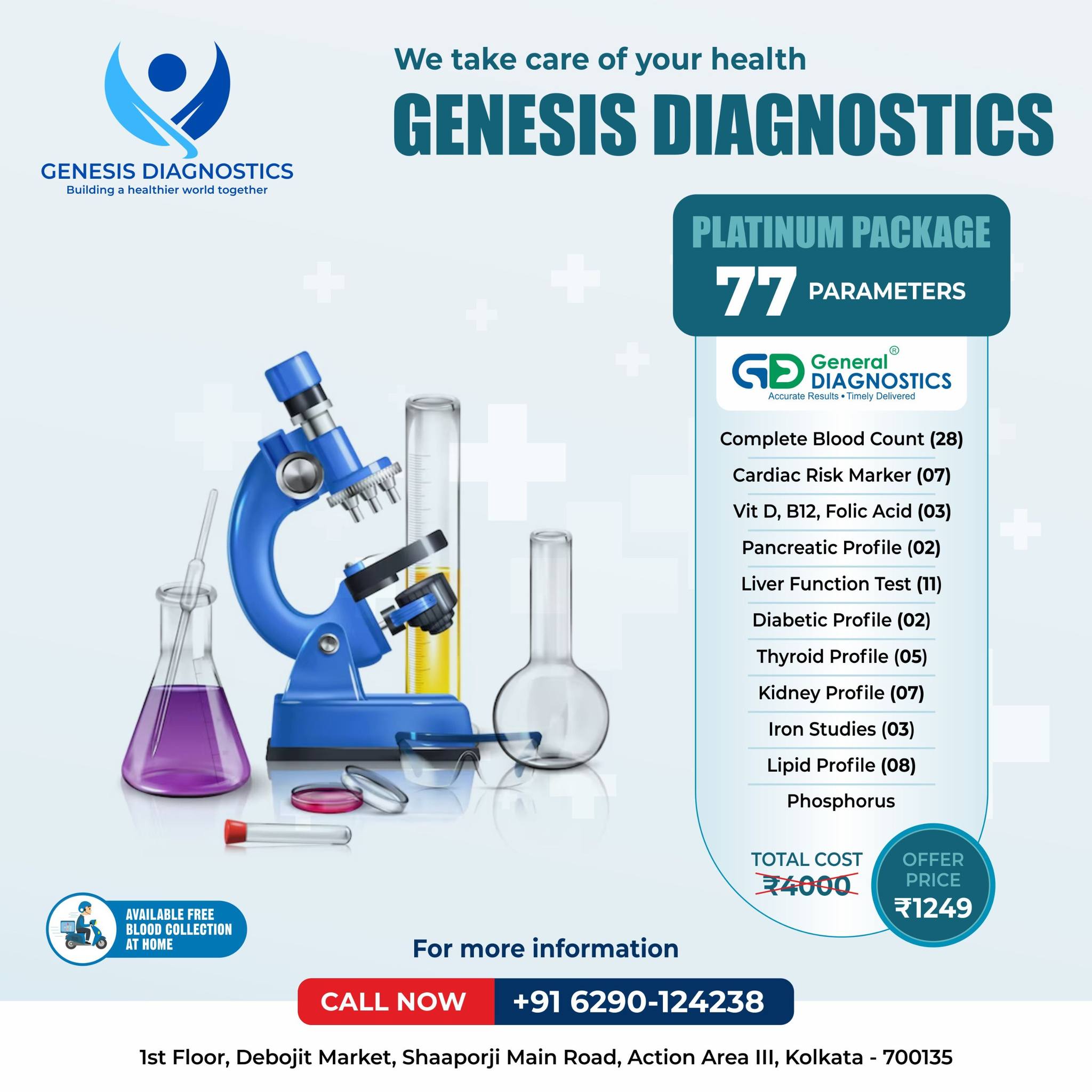 Genesis Diagnostics - Platinum Package